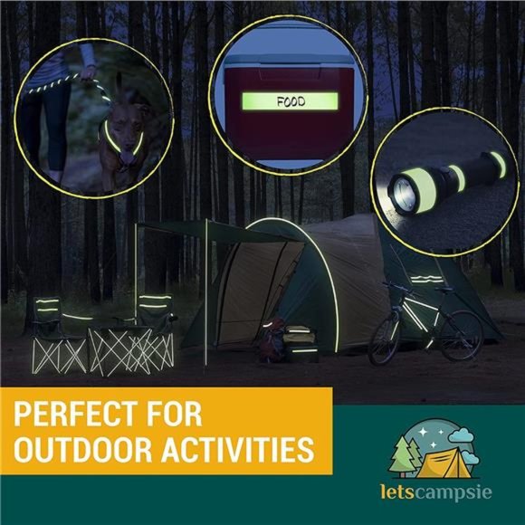 Glow in The Dark Tape–30ft x 1inch–Premium Industrial Grade Interior & Exterior - Picture 5 of 7